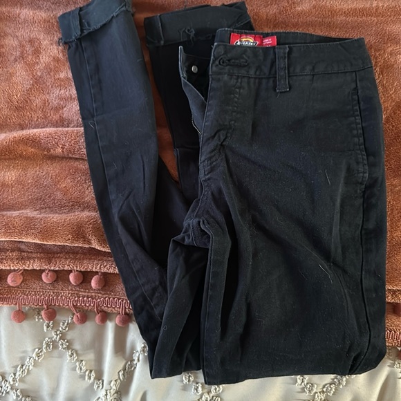 Dickies Pants - - Dickies slim sz 0/24 black